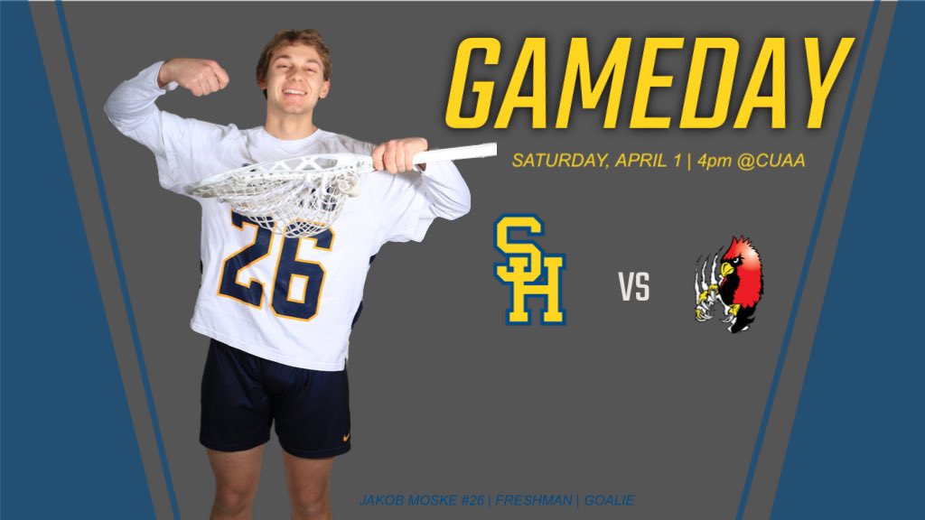 GAMEDAY vs CUAA away @ 4pm. Go Saints!!! #TheHeights💫