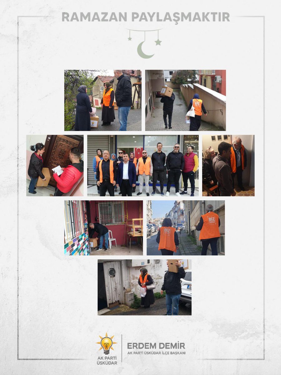 Bir derdimiz, bir sevdamız var bizim...❤️

Üsküdar’ımızda eş zamanlı olarak ihtiyaç sahibi komşularımıza ziyaretlerimizi gerçekleştirmeye devam ediyoruz. 

#HayırlıRamazanlar 🌙

<a href="/osmannnurika/">Osman Nuri Kabaktepe</a>