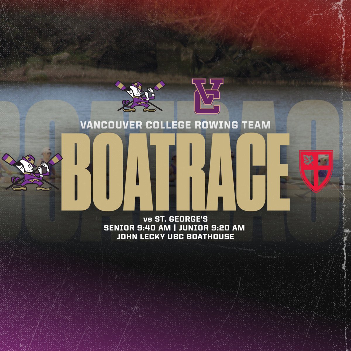 Vancouver College Athletics (@vcirishsports) on Twitter photo WEBCAST: SAINTS-COLLEGE BOATRACE
🗓 Saturday, April 1
📍UBC Boathouse
⏰ 830 AM coin toss
900 AM Junior 8+ launch
915 AM Senior 8+ launch
935 AM Junior 8+
950 AM Senior 8+
🔗youtube.com/c/VANCOUVERCOL…
<a href="/VanCollegeNews/">Vancouver College</a> <a href="/ATHLETICSaints/">St. George's Athletics</a> <a href="/MarcAddison4/">Coach Addison</a> WEBCAST: SAINTS-COLLEGE BOATRACE
🗓 Saturday, April 1
📍UBC Boathouse
⏰ 830 AM coin toss
900 AM Junior 8+ launch
915 AM Senior 8+ launch
935 AM Junior 8+
950 AM Senior 8+
🔗youtube.com/c/VANCOUVERCOL…
<a href="/VanCollegeNews/">Vancouver College</a> <a href="/ATHLETICSaints/">St. George's Athletics</a> <a href="/MarcAddison4/">Coach Addison</a>