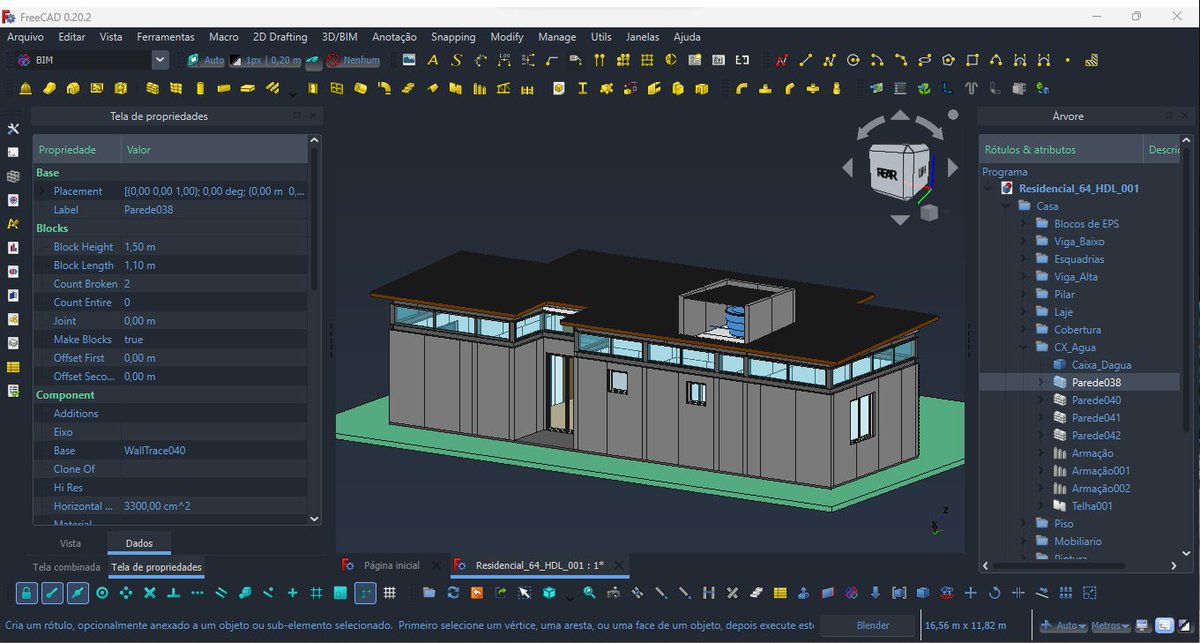HR_Compacta's tweet image. Uma das coisas mais atraentes do @FreeCADNews é poder mudar a interface e fazer ele parecer um software novo. Quero agradecer ao desenvolvedor @Seven12Hakan pelo WB ModernUi foi uma experiência incrível usar e poder facilitar a migração de software. #OpenSouce