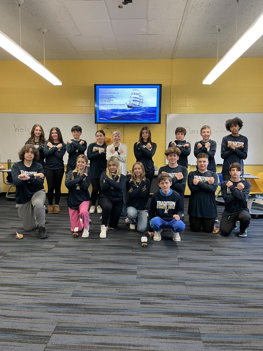 GiarraccaMXHS's tweet photo. Class of 2027 Freshman Orientation @XaverianHS Ready to set sail! #classof2027 #clipperstogether https://t.co/k6FHZLI5jP