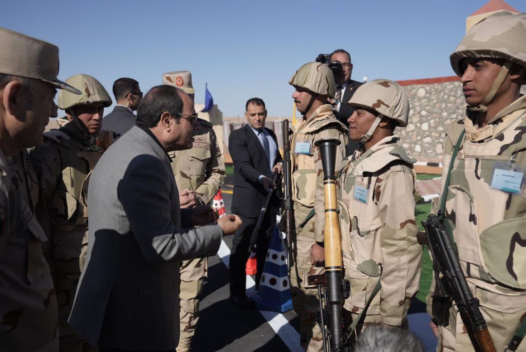 في ذكرى نصر العاشر من رمضان، تلك الذكرى التي تحقق فيها النصر لمصرنا الغالية، بعد أن تلاحم جيشها وشعبها في مشهد عبقري .. سعيد بوجودي وسط أبنائي من مقاتلي القوات المسلحة المصرية شرق قناة السويس على أرض سيناء الغالية، وفخور بكفاءتهم واستعدادهم القتالي العالي.