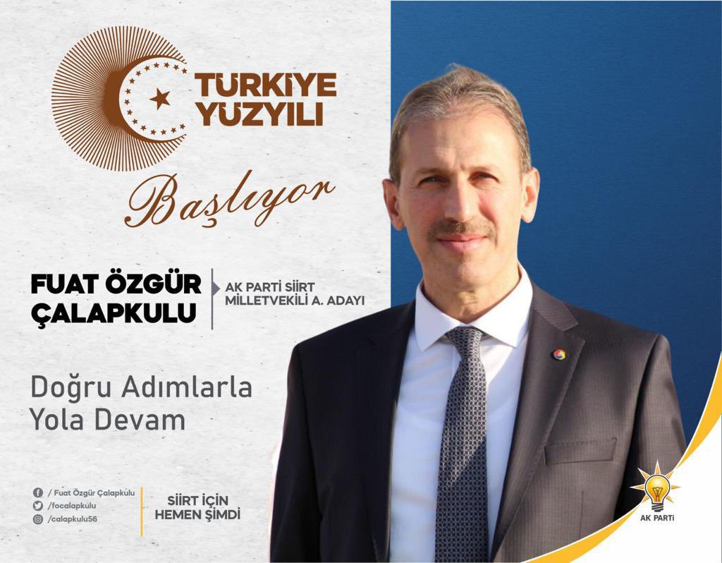 Doğru Adımlarla yola devam...
<a href="/focalapkulu/">Fuat Özgür Çalapkulu</a>
<a href="/RTErdogan/">Recep Tayyip Erdoğan</a> <a href="/guvenkuzu56/">Güven Kuzu</a> <a href="/suleymansoylu/">Süleyman Soylu</a> <a href="/zafersahin06/">Zafer Şahin</a> <a href="/handefrt/">Hande Fırat</a> <a href="/erkankandemir/">Erkan Kandemir</a> <a href="/BY/">Binali Yıldırım</a> <a href="/NumanKurtulmus/">Numan Kurtulmuş</a> <a href="/turankoyuncu56/">Turhan Koyuncu - GGC Siirt Temsilcisi</a> <a href="/siirtpress/">Siirt Press Official</a> <a href="/fatihozbek3547/">Fatih Özbek</a> <a href="/farisakgul/">faris akgül</a> <a href="/tanjuozerr/">Tanju Özer 🇹🇷</a> <a href="/Akparti/">AK Parti</a>