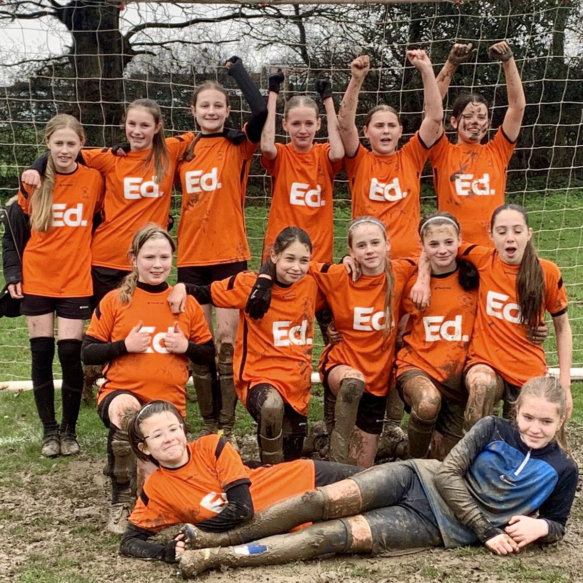 Rayleighgirls's tweet photo. Congratulations to Rayleigh U13 Girls for reaching the BCFA League Cup final, following a super semi-final match in the mud against Harold Wood 👏👏👏

#grassrootsfootball #girlsfootball #youthfootball #essexfa #bcfa #rayleighgirls https://t.co/ZvQVgHQtmE
