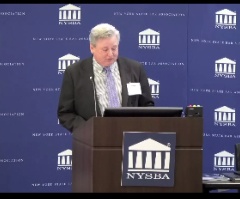 taa710's tweet photo. Joseph Glazer, co-chair of the Task Force on Mental Health &amp; Trauma Informed Representation, delivered informational report. Report will be issued for Association considered shortly. Team wants to minimize burden on those facing mental health issues in obtaining help. @NYSBA https://t.co/eUpSaoSpbW