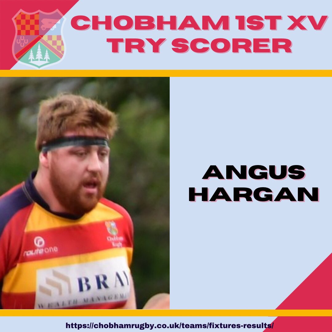 chobhamrugby's tweet photo. 24 mins
Chobham 14 - 5 @ChiswickRFC
Try - Hargan (Cho#3)
Con - Davies (Cho#13)
#pjcc
#gomightychobham https://t.co/iIqXrucVlf