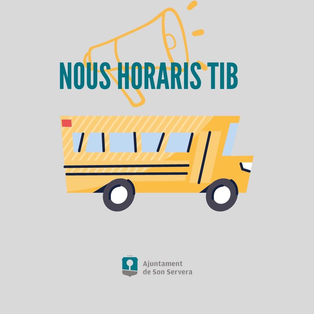 Recordau que a partir d'avui algunes de línies de TIB del nostre municipi presenten canvis:

🚏401: Cala Millor - Palma
🚏412: Costa dels Pins - Manacor
🚏424: Cala Ratjada - Porto Cristo
🚏425: Cala Bona - Porto Cristo
🚏A42: Cala Bona - Aeroport

Info 👉 tib.org