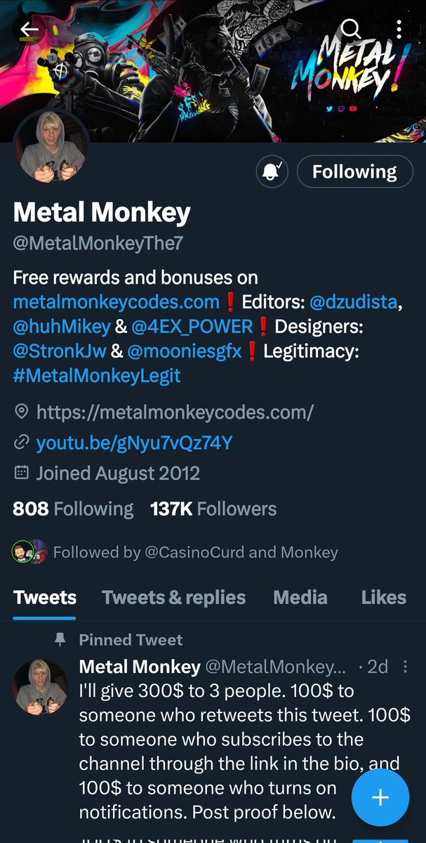 zeke7115's tweet photo. @MetalMonkeyThe7 ✅ ✅ ✅ https://t.co/4VWU4TE9Ba