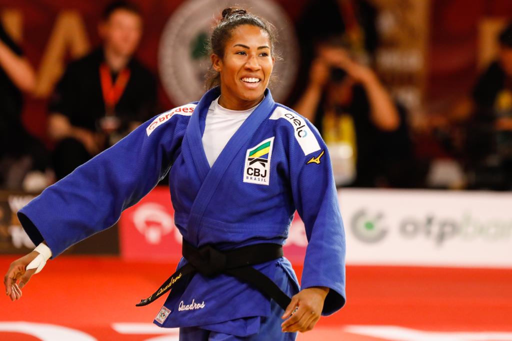 É OUROOOOOOOOOO! 🥇🥋🇧🇷

É de Ketleyn Quadros (63kg), no Grand Slam de Antalya 🇹🇷

Vitória NO ÚLTIMO SEGUNDO na final contra Inbal Shemesh 🇮🇱, por Ippon

Que grande resultado da nossa medalhista olímpica! 🤩