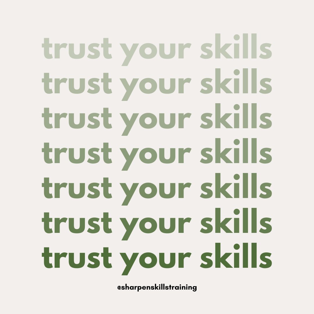 #trust #trustyourself #trustyourskills #youcandoit #confidence #mentalhealth #mentalperformance #athletes #sharpenskills #hardwork #dedication #keepshowingup