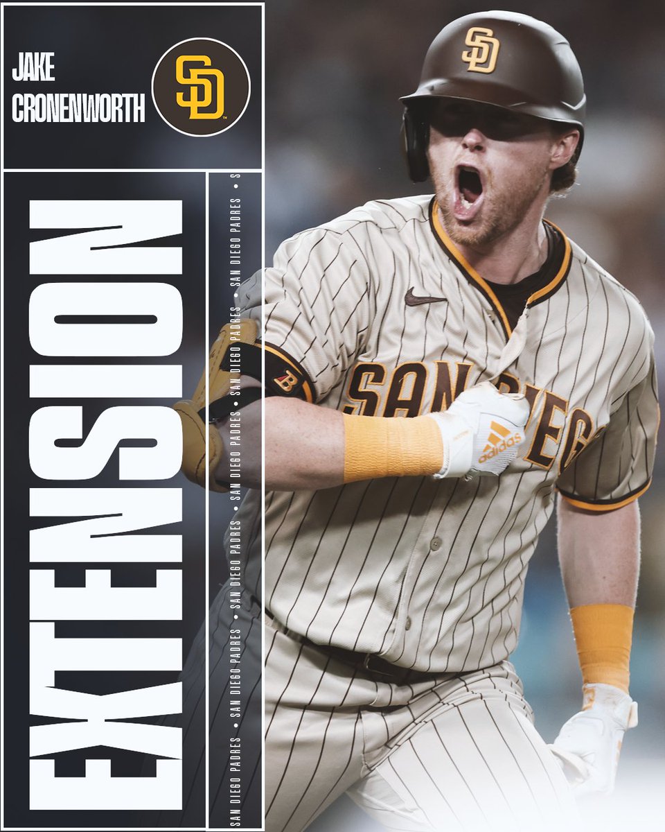 MLB's tweet photo. Padres, INF Jake Cronenworth reportedly agree to 7-year extension, per @Feinsand. https://t.co/DYtyPUGBU6