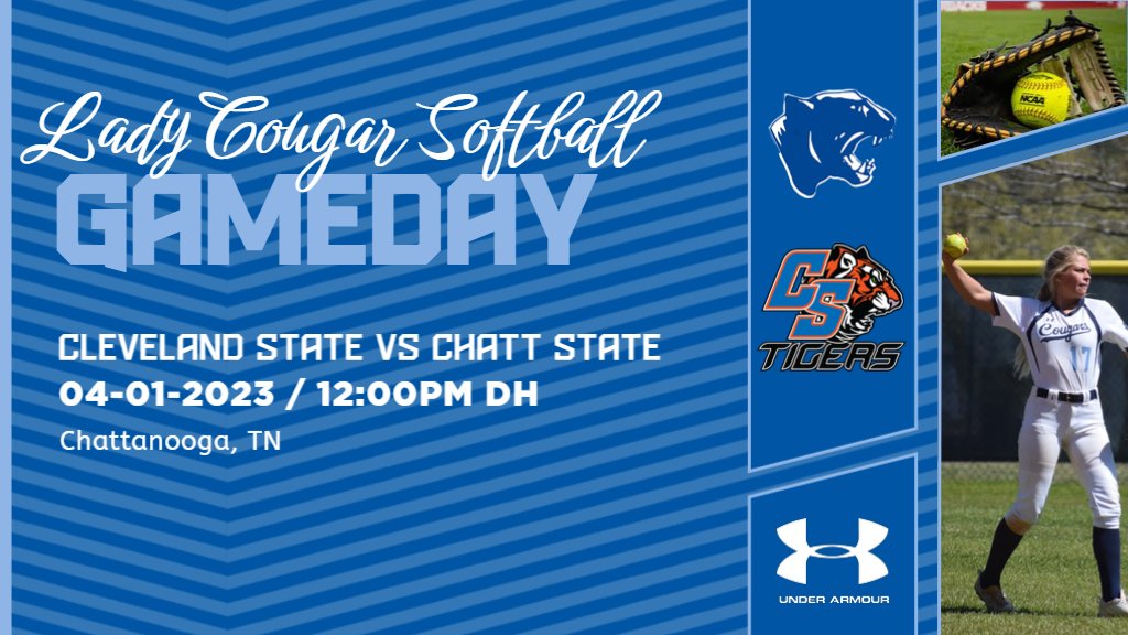 CSCC Softball (@cscc_softball) on Twitter photo The Cleveland State Lady Cougar Softball team is in Chattanooga today taking on the Chatt State Lady Tigers for round two! Show these ladies your support!
#CougCrew #LadyCougars #Softball <a href="/TCCAAsports/">Tennessee Community College Athletic Association</a> <a href="/NJCAASoftball/">NJCAA Softball</a> The Cleveland State Lady Cougar Softball team is in Chattanooga today taking on the Chatt State Lady Tigers for round two! Show these ladies your support!
#CougCrew #LadyCougars #Softball <a href="/TCCAAsports/">Tennessee Community College Athletic Association</a> <a href="/NJCAASoftball/">NJCAA Softball</a>