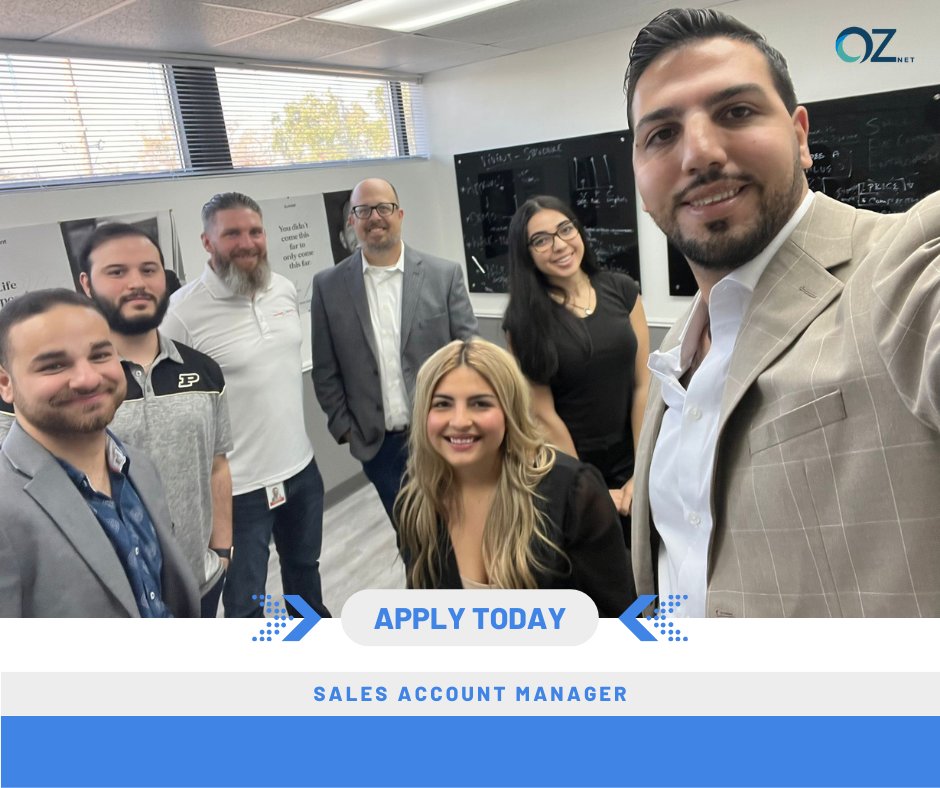 Are you a team-oriented individual who is an expert at customer service? 💭 If so, we've got a job opening perfect for you!

Apply to our Sales Account Manager position today: bit.ly/3LYttJt

#oznetinctampa #oznetincziprecruiter #oznetincjobs #tampajobs