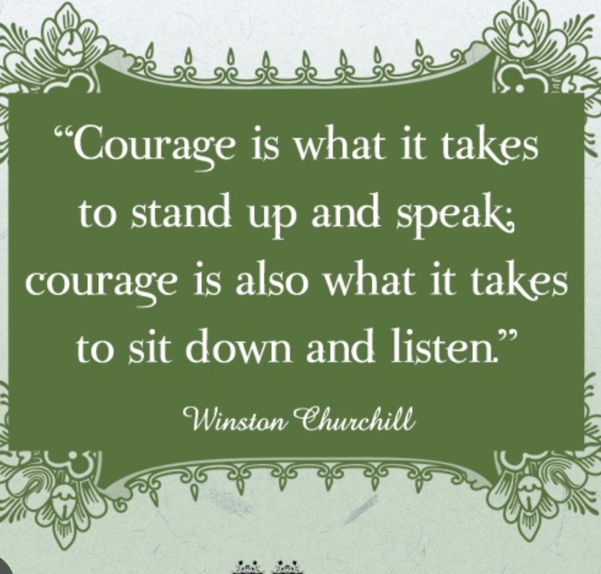 PatrickJMPdsl's tweet photo. This week's PDSL Mentoring module shows how "Courage is the Cornerstone to MENTORING" - Good mentors not only give advice - they are always PRESENT, they name what they HEAR and they name what they SEE. @patriciamannixm @niamhickey @Leaders_SoE #pdsl #leadership https://t.co/kQqK2ttg7o