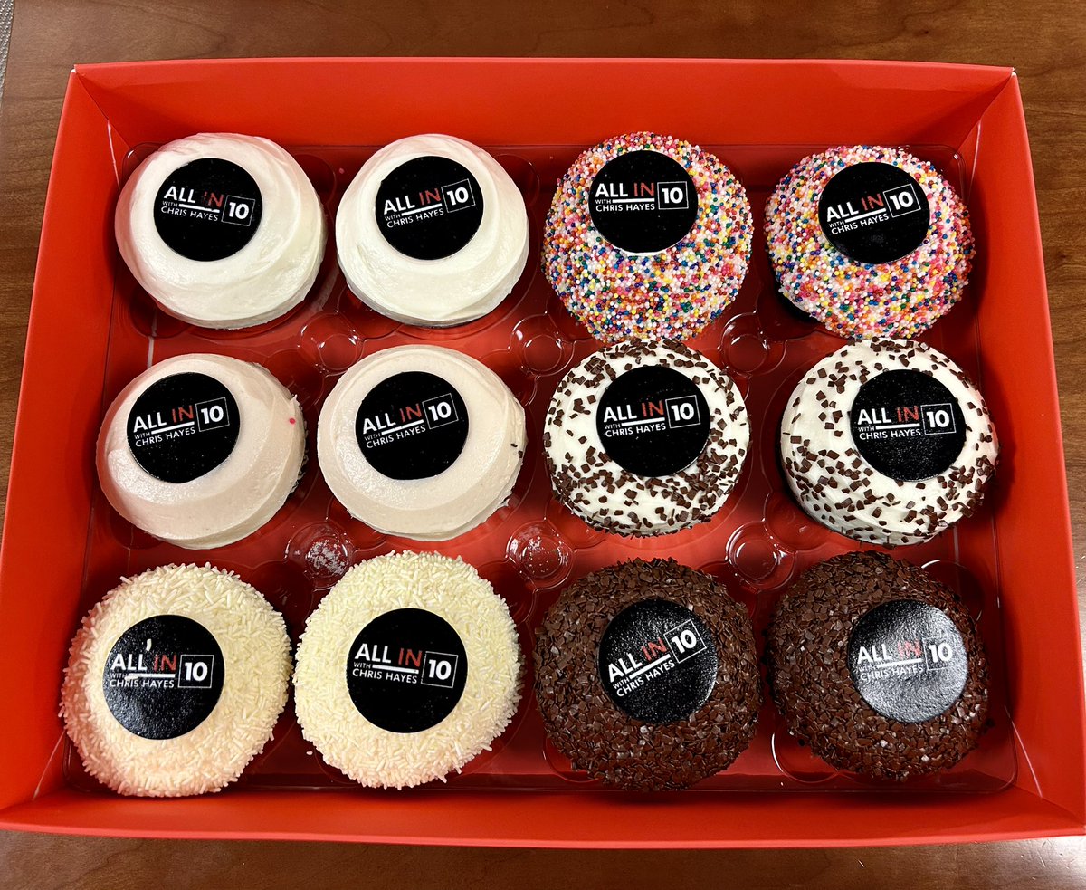 Cheers to a decade of <a href="/allinwithchris/">All In with Chris Hayes</a>! #inners