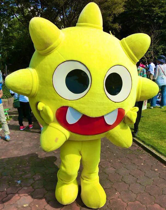 Gomimaru, a scrunched up ball of litter, is the mascot for reducing waste in Kawaguchi City, Japan. 