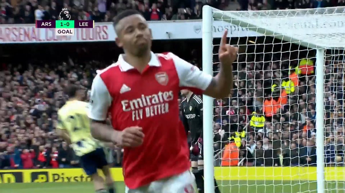 Football Talk on Twitter "📸 GOAL! Jesus from the penalty spot. Arsenal 10 Leeds United. ARSLEE"