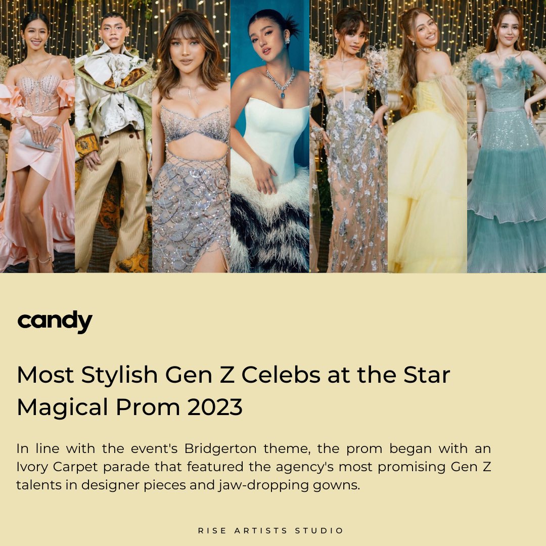 Kaori, Esnyr, Karina, Belle, Vivoree, Shanaia, and Jayda are one of <a href="/candymagdotcom/">Candymag.com</a>’s  Most Stylish Gen Z Celebs at the #StarMagicalProm2023 💅🏻👗✨

READ MORE HERE: rb.gy/98u8
