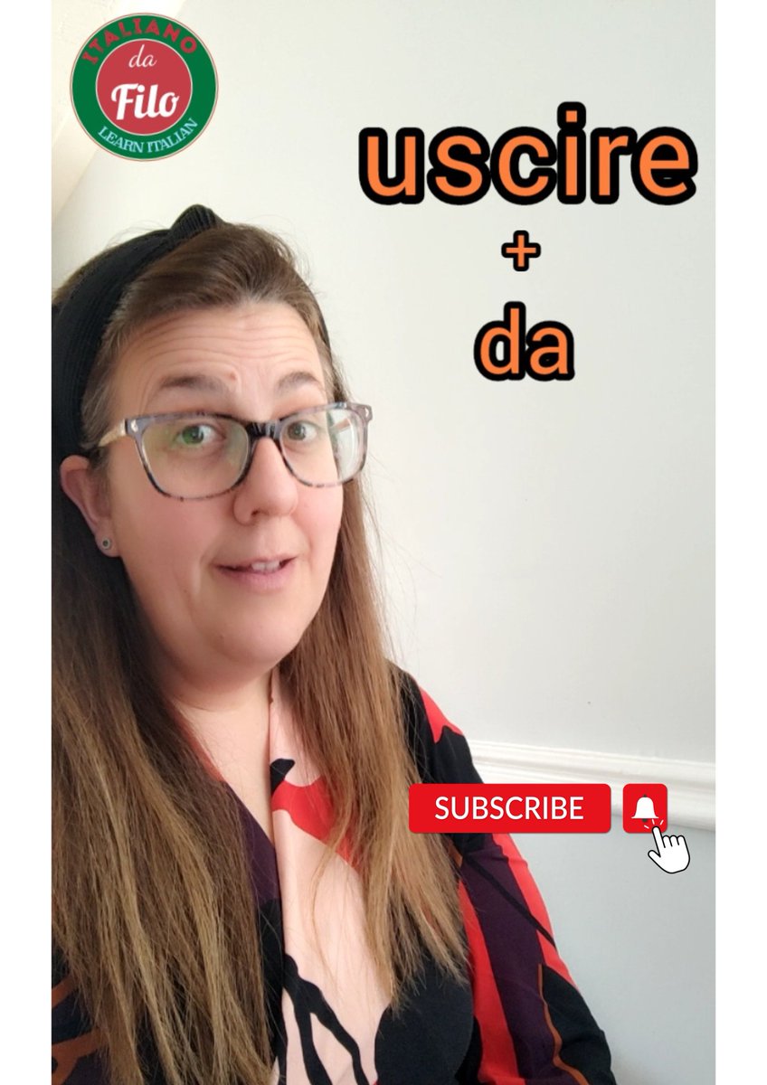 the verb 'Uscire' + preposition 'Da' in #italian 🇮🇹 on #youtube 👉🏼 youtube.com/shorts/pNlR6x5…  #comeout #getoutof   #shortsyoutube #youtubeshorts #shortvideo #didyouknow  #learnitalian   #aprenderitaliano 
 #italienischlernen  #LeerItaliaans    #تعلم الايطالية #μάθετειταλικά