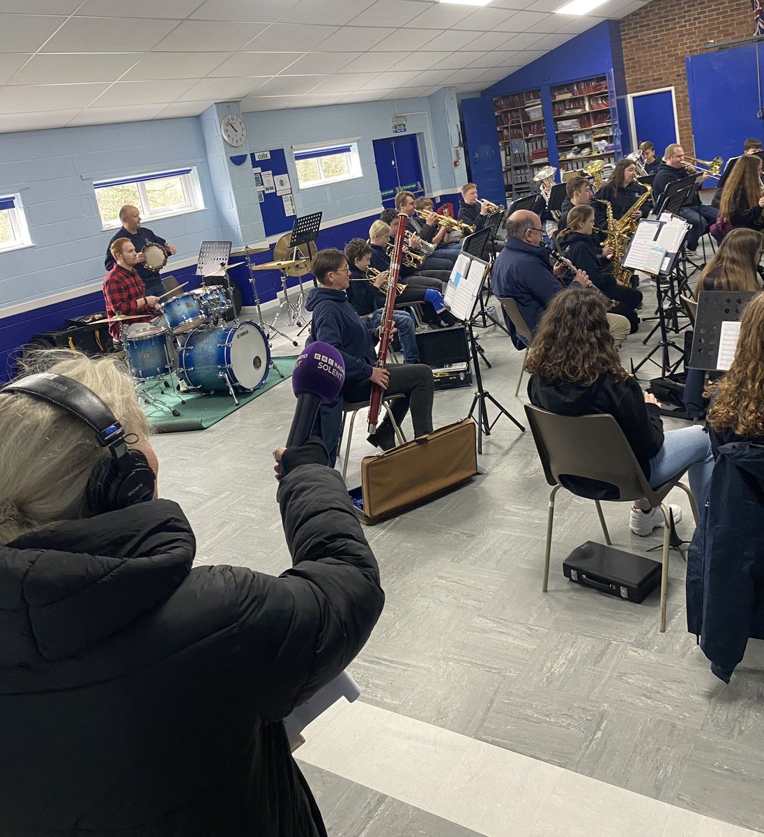 14thSpitfires's tweet photo. So today we had a visit from none other than @BBCRadioSolent, taking part in ‘Clued Up with Lucy Ambache’ – and this isn’t an April Fools! #CluedUpSolent 

Listen to the show here (you can hear us from about 40 minutes in): 
🔗 https://t.co/wGtkh8c4Og https://t.co/BaLx0HqFq0