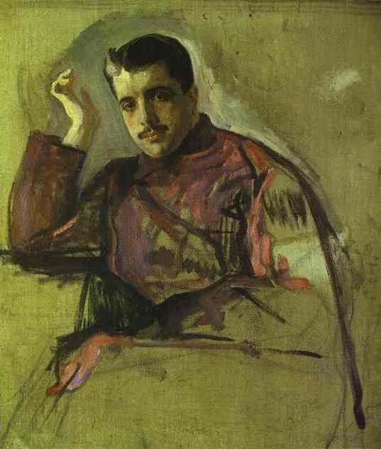 Portrait of Sergei Diaghilev, 1904 #serov #valentinserov wikiart.org/en/valentin-se…