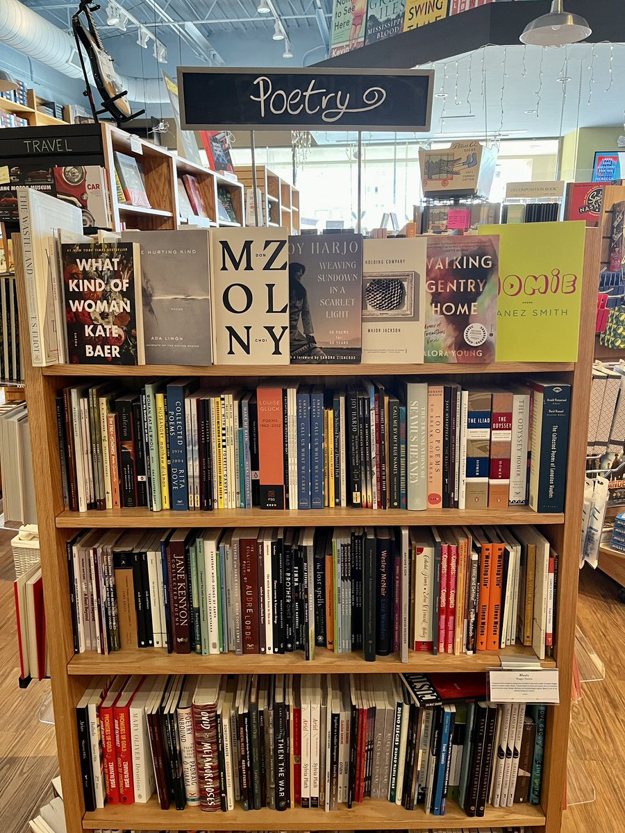 ParnassusBooks1's tweet photo. The Academy of American Poets mark April as National Poetry Month to celebrate poets and their craft. Check out a few of our favorite poets! Can you recommend a collection or poet?
#nationalpoetrymonth #poetry #parnassusbooks #favoritepoets #shoplocal #shopindie https://t.co/rYKD4G7COj