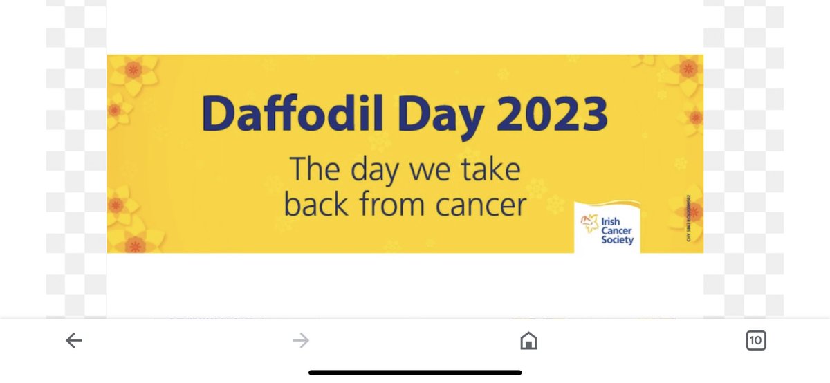 Many thanks to all those who donated so generously to my fund raising appeal for the Irish Cancer Society. Total raised €2530. Go raibh míle maith againh go leir. #helpingtobeatcancer #Daffodilday