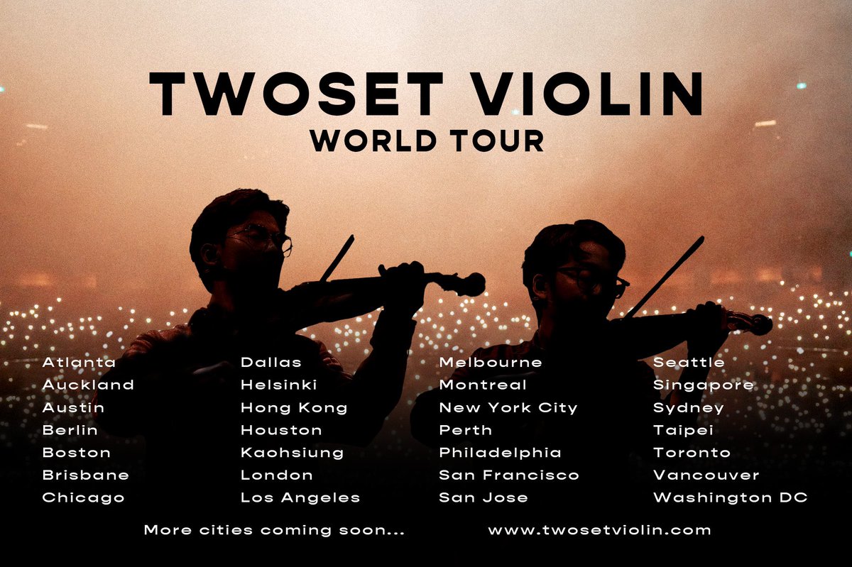 TwoSet Violin on Twitter "Let’s go! 🎉"