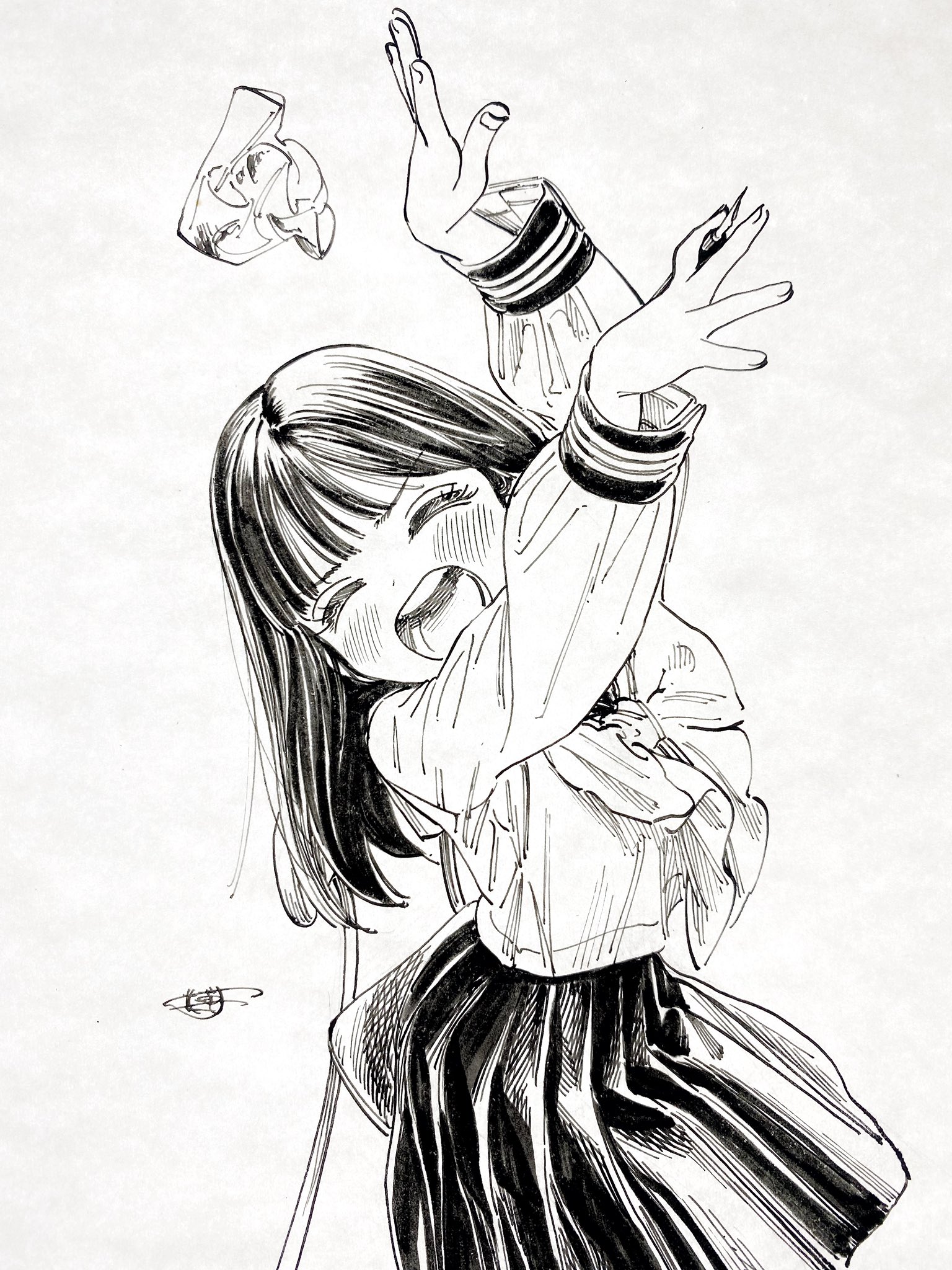 絵描きhiro C「出待ち」 絵描きhiro C「出待ち」