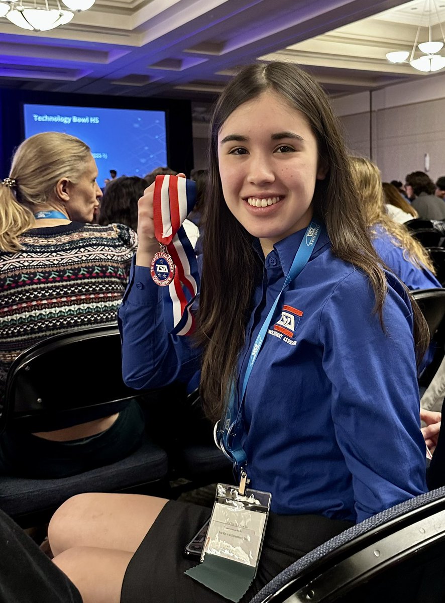 SMMHSEagles's tweet photo. #TnTSA Congrats to our finalists  @TennesseeTSA State Leadership Conference!
🥈Kaitlyn Castellanet 2nd, Essays on Technology.
🥈 Haven Gee, Carver Snyder, Jimmy Giannasi, Tyler Wiggins 2nd, Video Game Design.
🥉 Nicholas Barrett 3rd, Music Production.
#SMMHSsoars https://t.co/1XQ8we7Yre