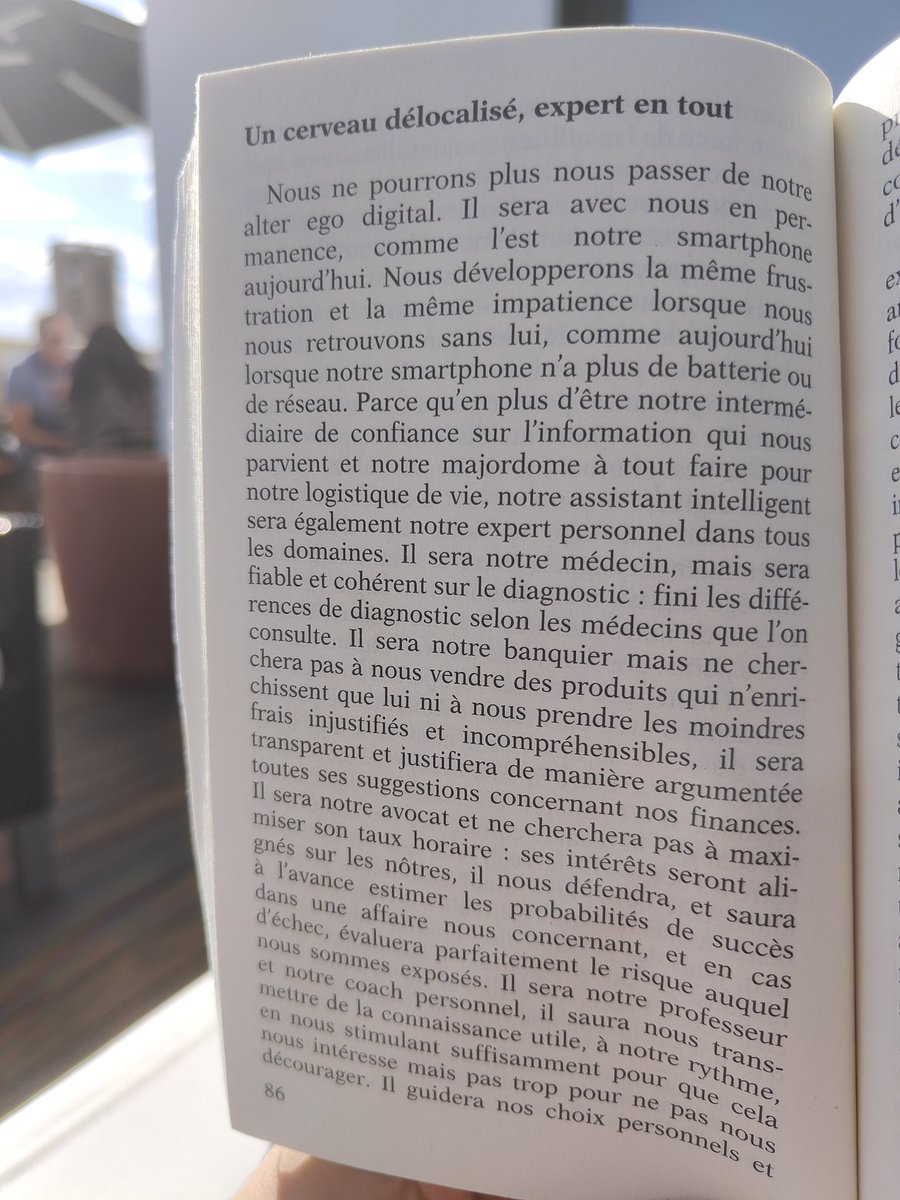 Voici ce que j'écrivais dans mon livre Disruption en 2018, sur ce qui s'appelle désormais... ChatGPT

L'expertise deviendra une commodité accessible dans notre poche à chaque instant.

Tous les experts perdront leur valeur ajoutée.