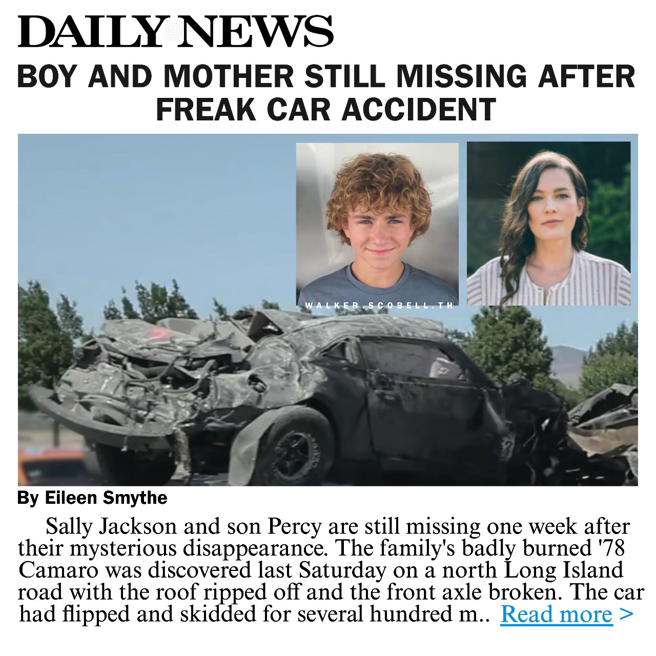 Walker Scobell TH on X: “📰 New York Daily News #PercyJackson