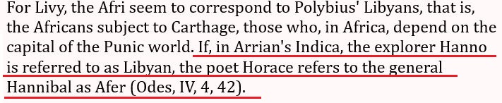 TMauretanian's tweet photo. Additionally, these authors do not clearly distinguish between the two groups. For example, Arrian refers to the explorer Hanno as a "Libyan", Horace describes Hannibal as "Afer", and Dio Chrysostom writes that "Hanno had transformed the Carthaginians from Tyrians into Libyans." https://t.co/zVDoeFOK5N