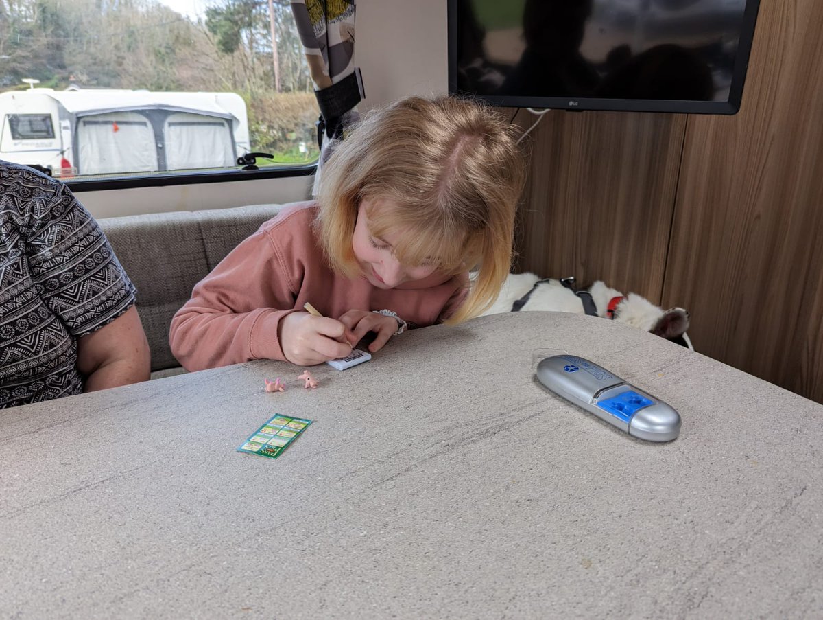 DundonMichelle's tweet photo. 1st day of Easter hols Amelia and Rhys are using maths to work out cost of ice creams. Then playing pass the pigs, taking it in turn to be score keeper π #mathsisreal https://t.co/VH5ETaQngH