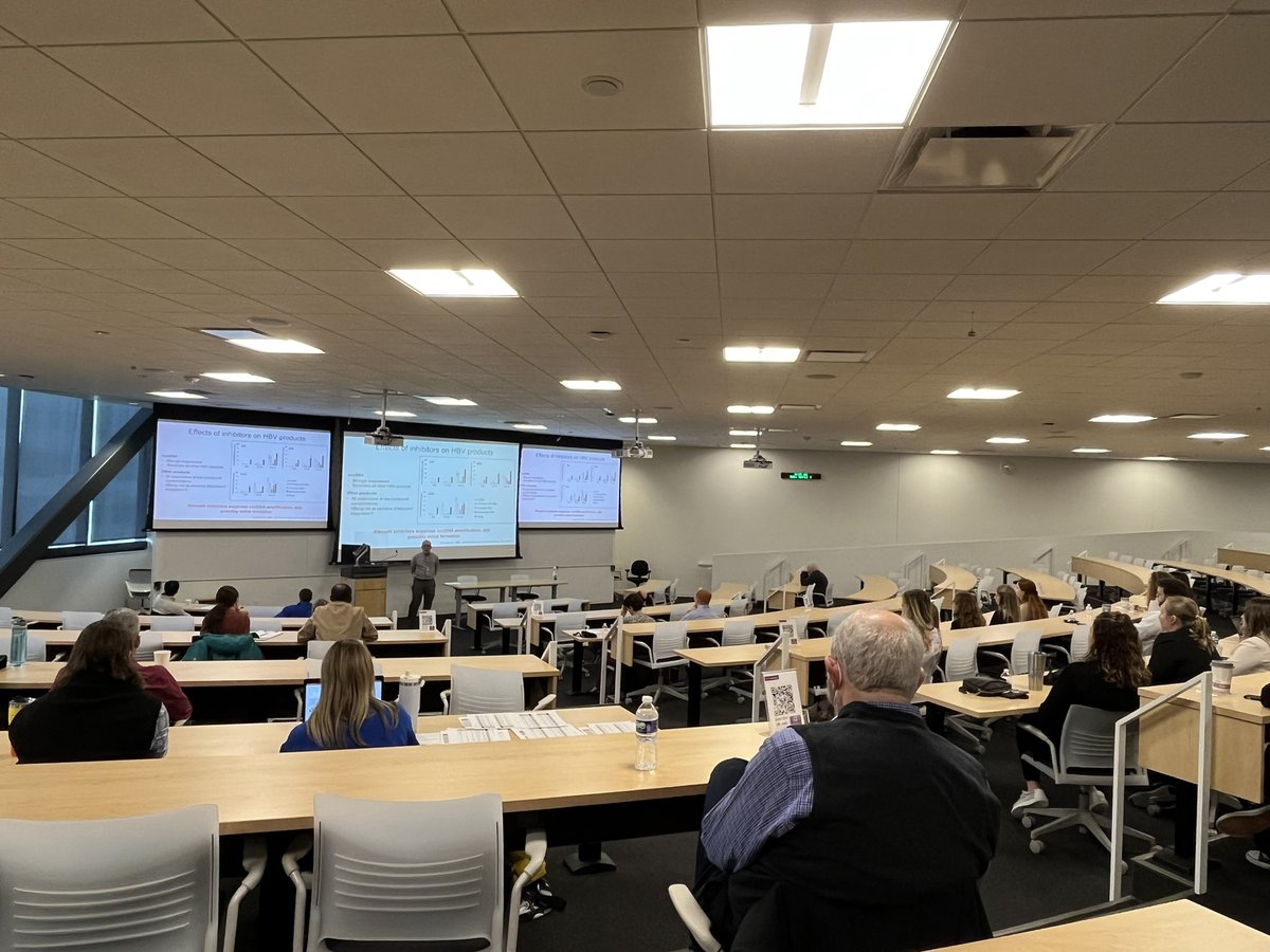LauraChallen's tweet photo. The @UHSPedu ‘s 14th Annual Student Research Symposium is underway! We’re excited for a great lineup of podium and poster presentations. Thank you to our student chapter of @ACCP for your planning of this wonderful event. https://t.co/uJ26nFLEIG