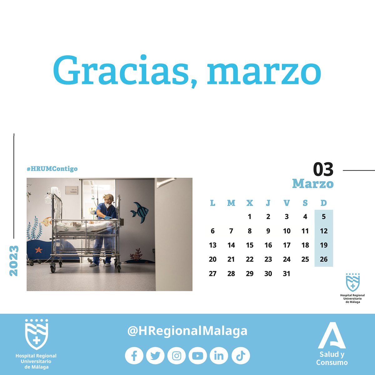 HRegionalMalaga's tweet photo. 📅 Despedimos marzo y le damos la bienvenida a abril. 
Este mes, nuestros profesionales del 𝘊.𝘈.𝘙.𝘌. 𝘑𝘰𝘴é 𝘌𝘴𝘵𝘳𝘢𝘥𝘢 ilustran nuestra calendario

#HRUMContigo @saludand https://t.co/tmtX4vkB0Q