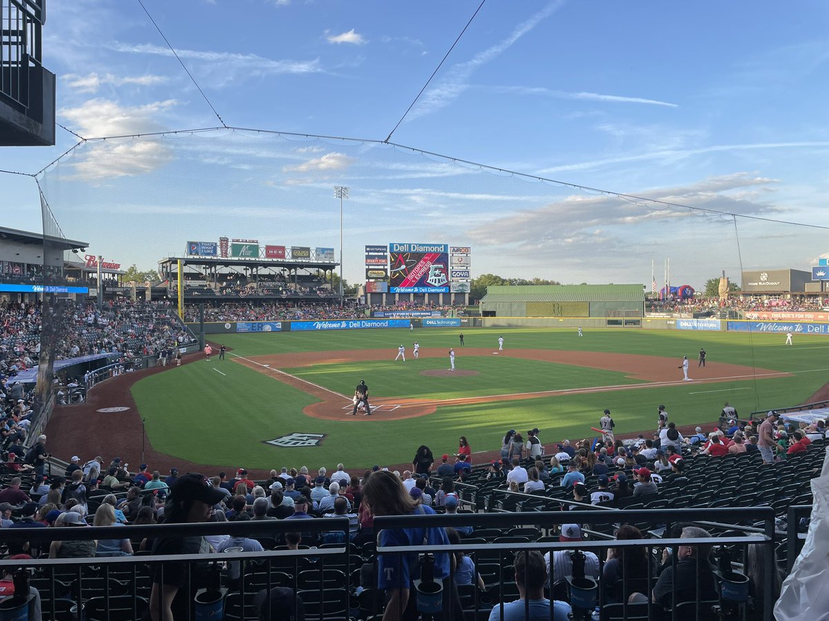 Couldn’t make it out to Arlington to see the <a href="/Rangers/">Texas Rangers</a> Opening Day game, but #DellDiamond did not disappoint. <a href="/RRExpress/">Round Rock Express</a> didn’t pull out the W, but it was a great experience and a beautiful night!