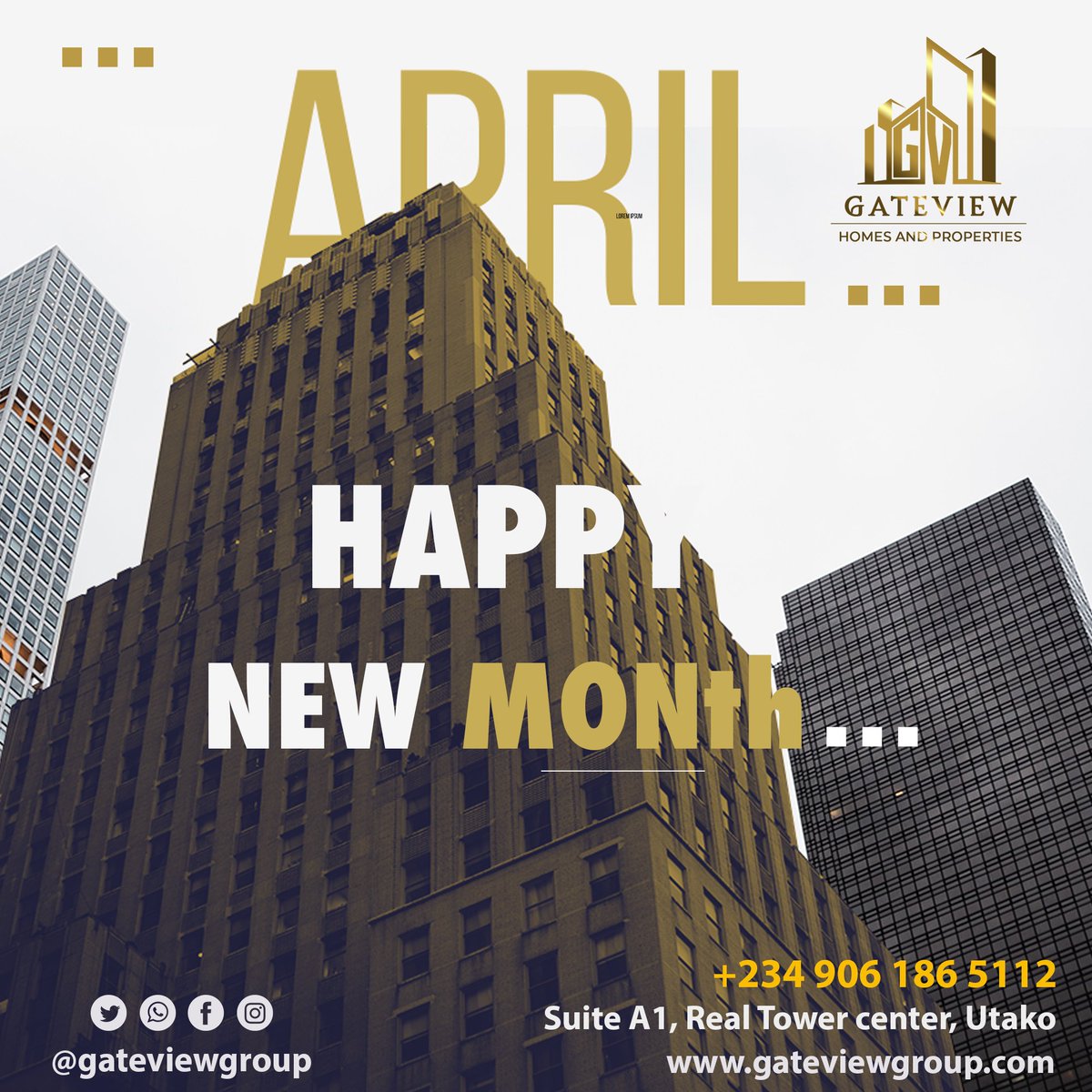 gateviewgroup's tweet photo. Happy New Month from Gateview Homes and Properties  🏡 😊

#newmonth #may #newgoals #love #september #august #july #happynewmonth #october #newmonthnewgoals #TimelessAlbum #newbeginnings #motivation #november #april #AprilFoolsDay #DonaldTrump #TinubuIsHere #Liverpool https://t.co/gJZoDY6S2R