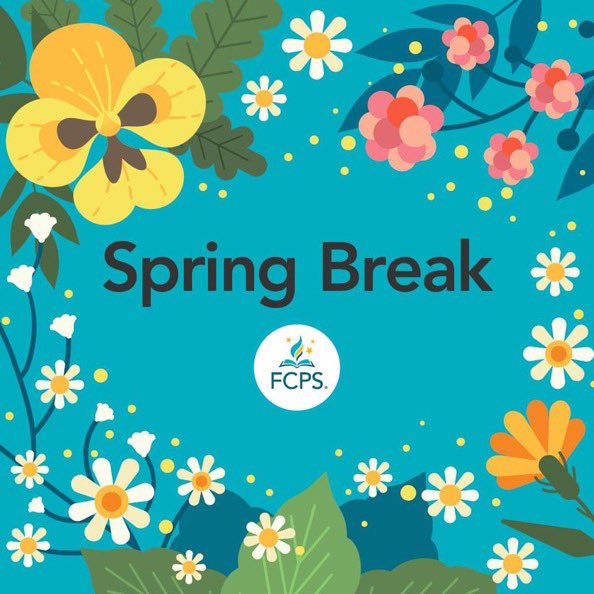 We hope everyone has a great Spring Break!