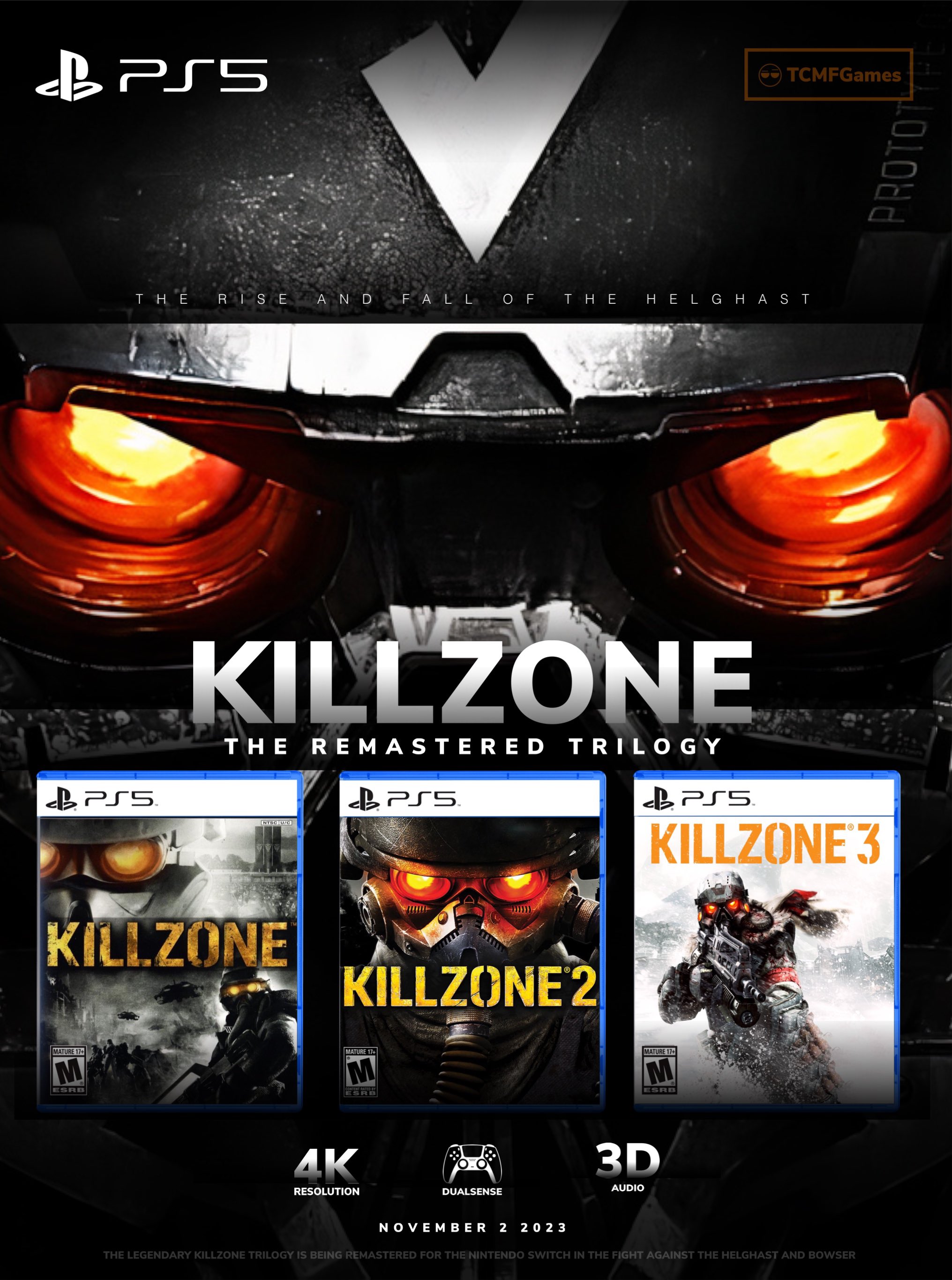 TCMFGames on X: Killzone Trilogy Remastered coming to PS5 later