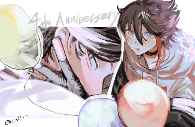 デビュー4周年おめでとうございます!#さ絵ぐさ 