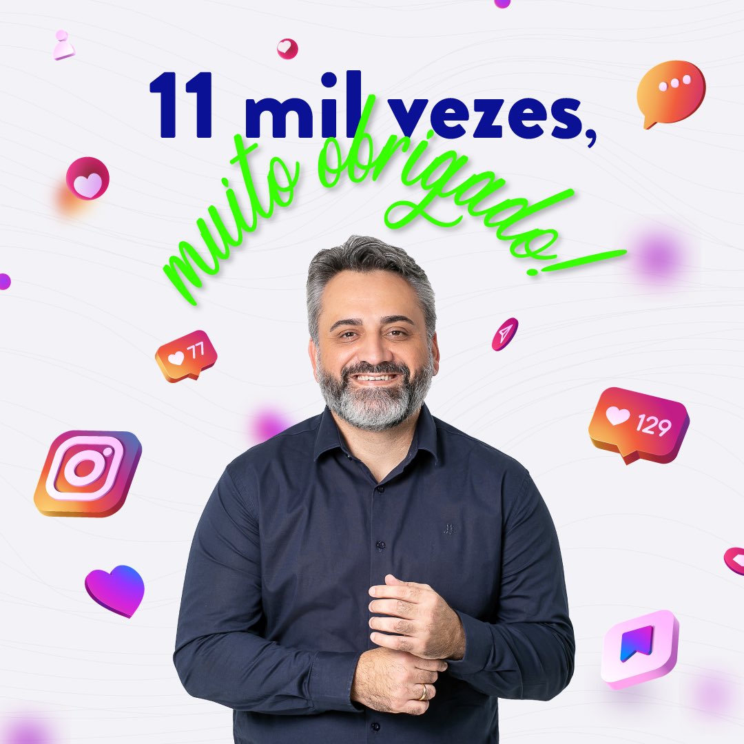profgilson8's tweet photo. 11 mil seguidores e um sentimento de gratidão! É muito bom saber que nosso trabalho está sendo acompanhado por tantas pessoas. Obrigado por fazerem parte da nossa história e por tornarem essa jornada tão especial. Vamos continuar juntos!
#11k #seguidores #profgilson #gratidão https://t.co/sJXMorum8M