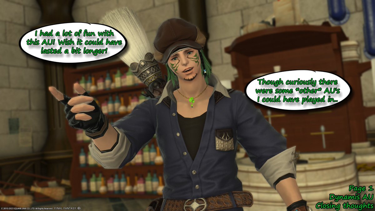 Wedgebuncle's tweet photo. It was really fun playing the Janitor but now it's time to get back to being the goofy dork I am haha
#GPOSER #Miqote #ffxiv #FFXIVScreenshots #DynamisAcademia #DynamisAU https://t.co/kPbzZtR9cF