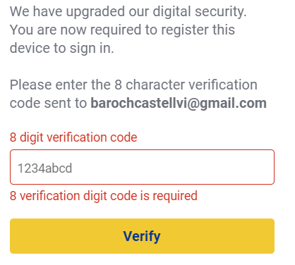 vvrjo's tweet photo. @askryanair What it this? I cant login because I need to fill in a verification code from my email. The Code has only numbers but Ryanair wants me to fill in 4 Numbers + 4 Letters. Realy shitty, cant buy a flight like that. Please fix asap, thx. https://t.co/Ck3mgJIGz7