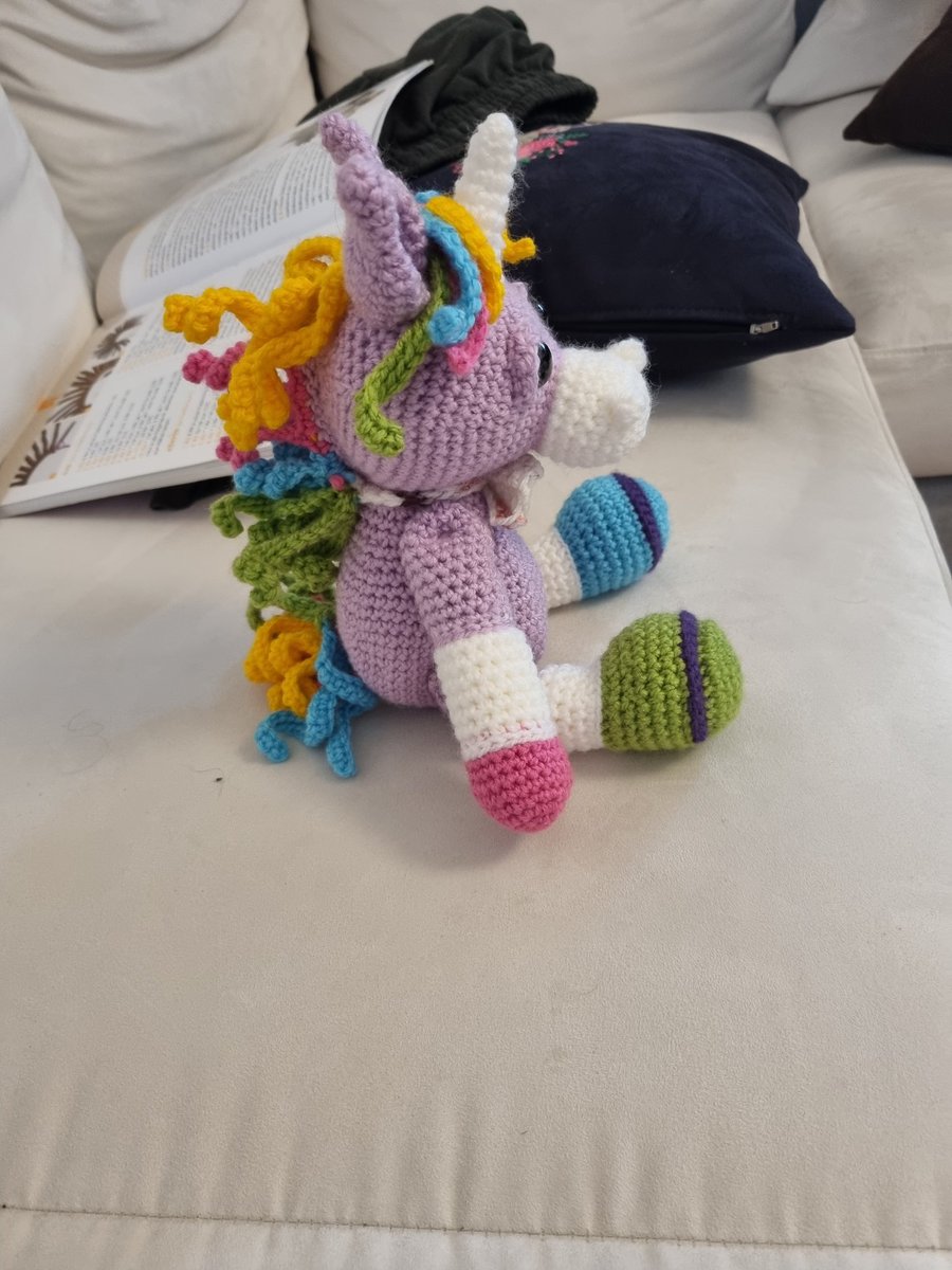 Endlich fertig 🙈🙈

#unicorn #crochet #Handarbeitsclub #einhorn #häkeln #DIY #crochettoys