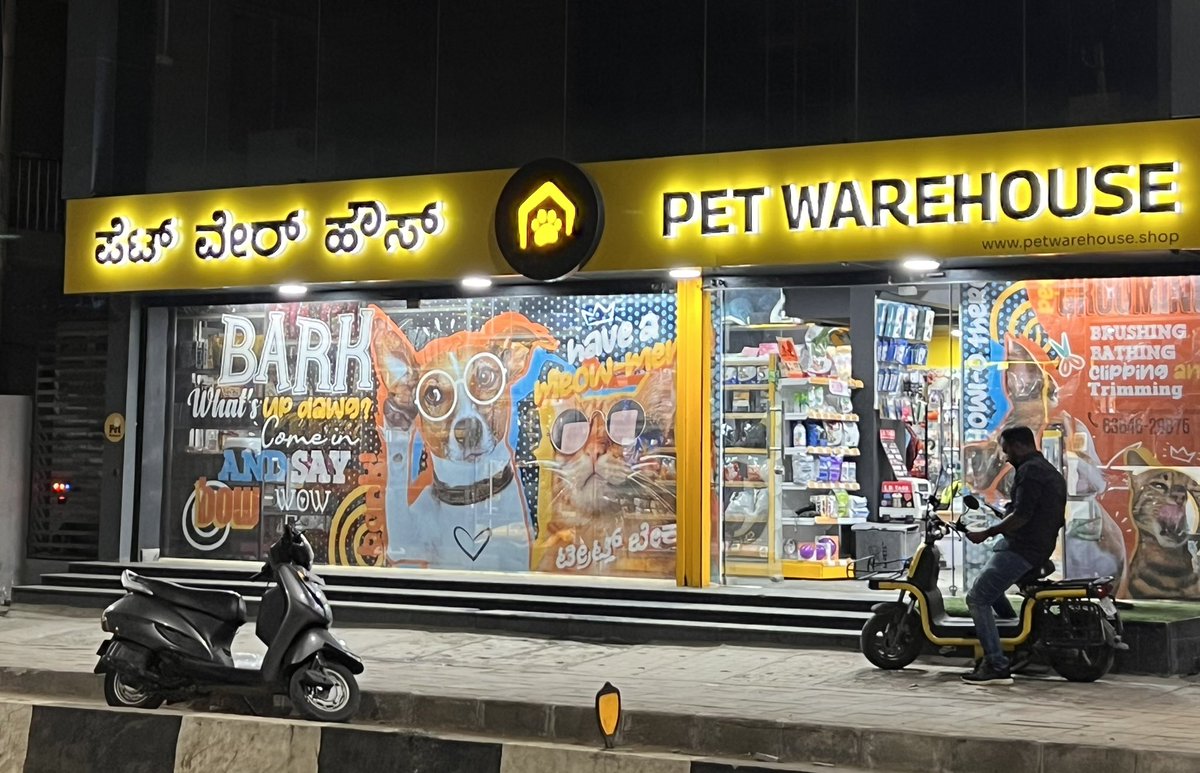 MadAboutStocks_'s tweet photo. Bangalore makes the #PetHumanisation trend very clear in BOLD !
I am aware recently #Zigly also opened their 2200 Sq. Ft Experience centre in Bangalore.
#Pets #Humanisation is here ! Are you playing this theme ?
P.S : You can also play this theme through ANIMAL PHARMA ๐ https://t.co/9uX9pl1Vpf
