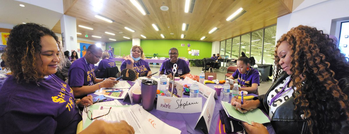 I'm pumped and ready to work!  @dcpave's budget forum. Ready for Amplify my voice for ALL DC Kids #purplewave #Parentpower #ParentPriorities #pavesbudgetforum23