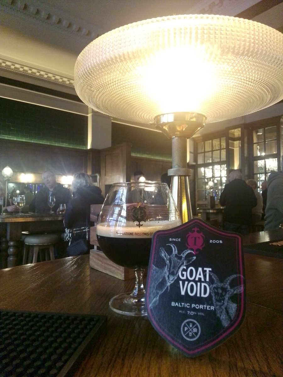 Baltic Porter Goat Void a stunning co lab between @thornbridge and @portstreetbeer thick and creamy and never void of flavour #BIRMINGHAM #CraftBeer #CaskBeer #BalticPorter #GOAT𓃵 #BestBeer