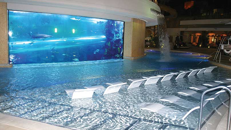 GoldenNuggetLC's tweet photo. We've been keeping this secret long enough. Today is the perfect day to announce the new Rush Tower rooftop Tank Pool coming February 2024! This will be an experience like no other. #GoldenNuggetLC #LasVegasOfTheSouth #TankPool https://t.co/0ta2oIC9Ev