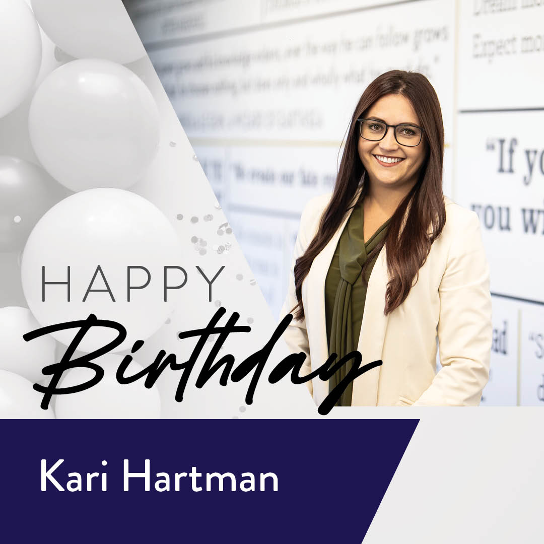 Wishing you a happy birthday Kari and a blessed year ahead.